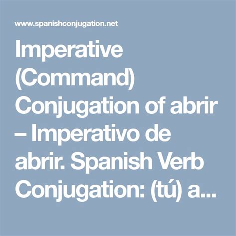 revicemos|Revisar – Imperative (Command) Conjugation